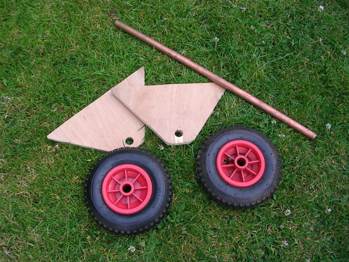 chariot de peche fait maison
