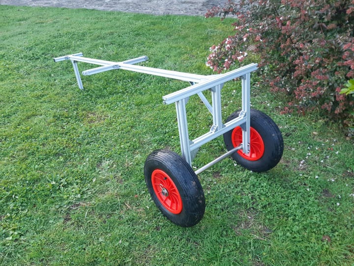 chariot de peche fait maison