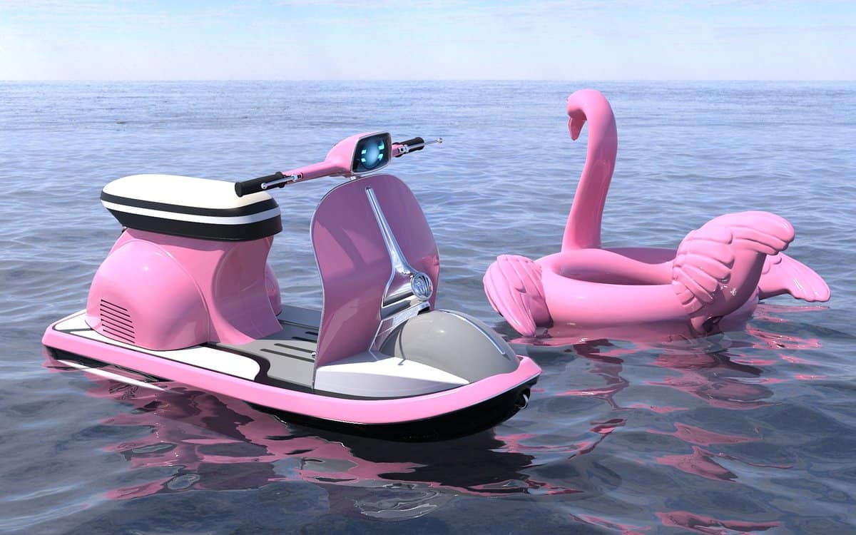 jet ski gonflable électrique