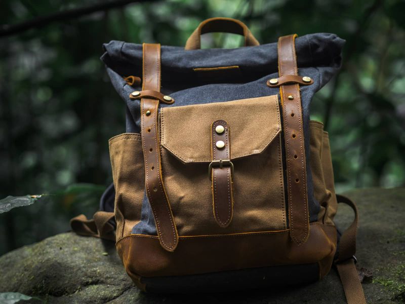 sac à dos homme vintage