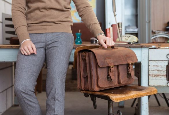 cartable enseignant cuir