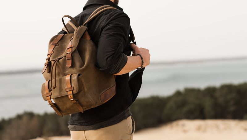 sac à dos homme vintage