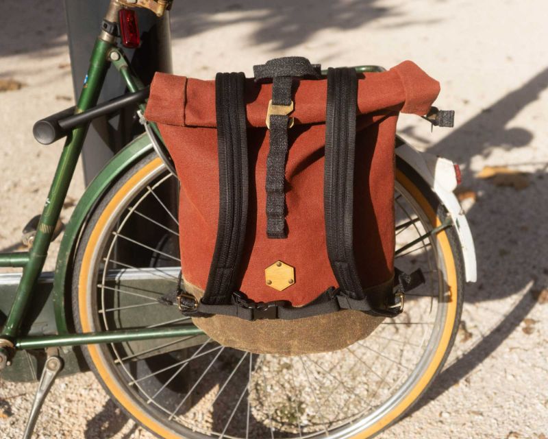 sacoche vélo convertible sac à dos
