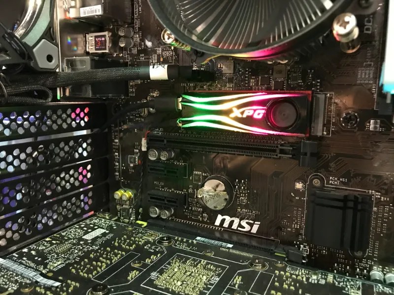 refroidissement ssd m2