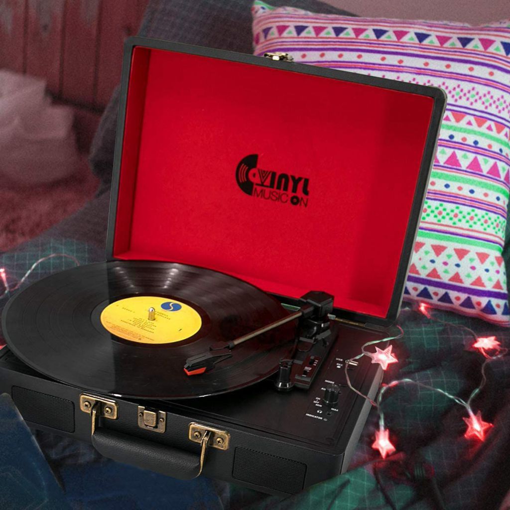 platine vinyle valise