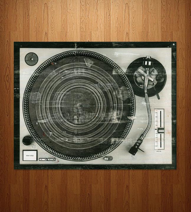 feutrine platine vinyle